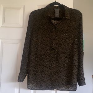 Animal Print Dress Shirt